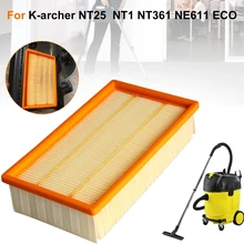 

Air Dust Filters For Vacuum Cleaner Air Filter Replacement For Karcher NT 25/1 35/1 45/1 55/1 361ECO 561ECO 611ECO Filter Parts