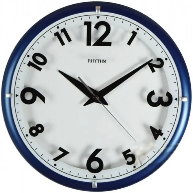 Rhythm CMG514NR11 круглые настенные часы в корпусе из пластика | Дом и сад