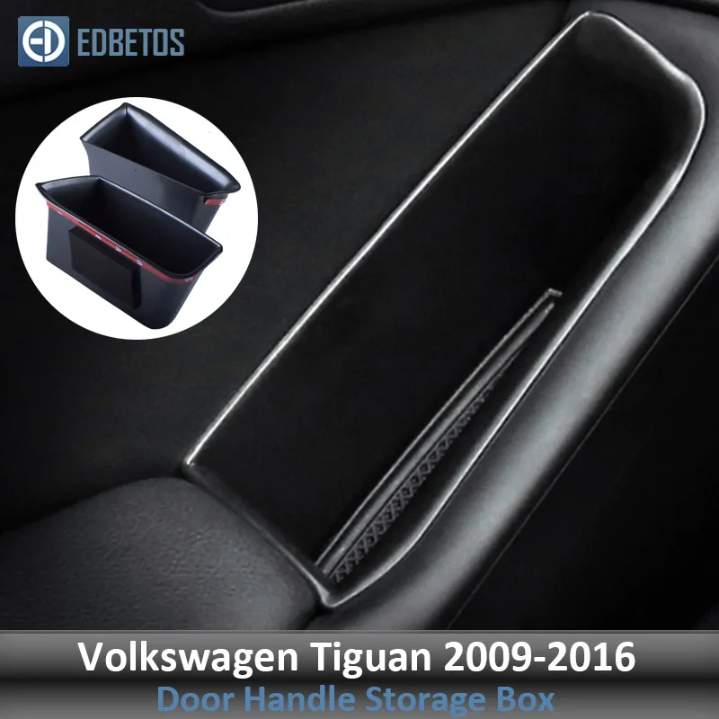 Для Volkswagen Tiguan 2009 2010 2011 2013- дверная ручка подлокотник контейнер держатель лоток коробка для хранения Органайзер аксессуары