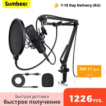 Usb plug & play profissional condensador microfone redução de ruído com gravação cardióide mic para jogos ao vivo equipamento pc karaok