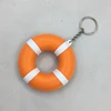 PU Lifebuoy Keychain Swimsuit Key chain Holiday Birthday advertisement Part gift keyring 4