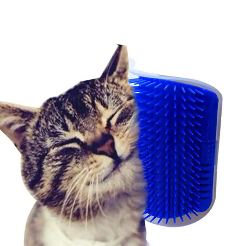 

Dogs Cat Brush Hair Shedding Trimming Massage Device With Catnip Pet Cat Self Groomer For Cat Grooming Tool Hair Removal Comb