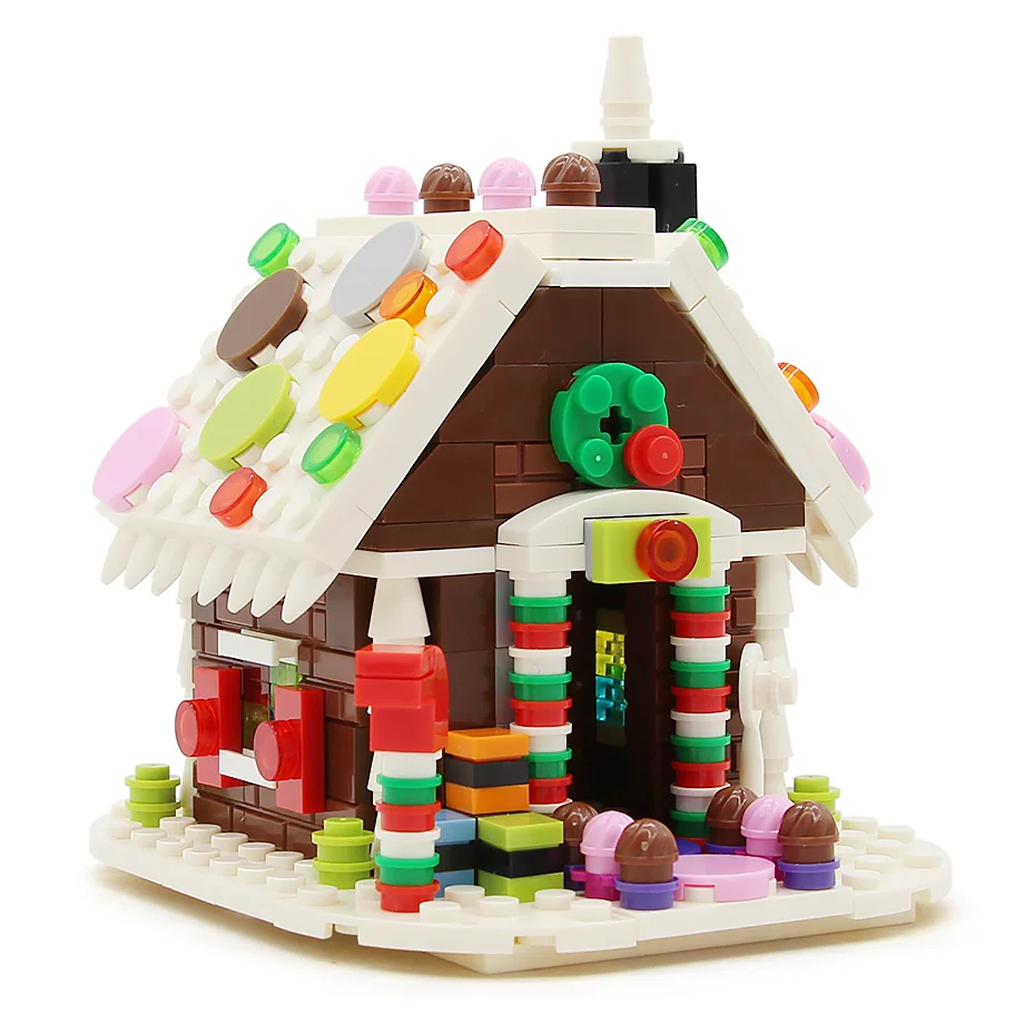 Christmas Series Candy House Building Blocks Bricks Educational ...