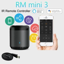Broadlink RM Mini 3 Universal WiFi 4G IR Remote Controller Via APP Control Smart Home Works With Alexa Echo Google Home Mini