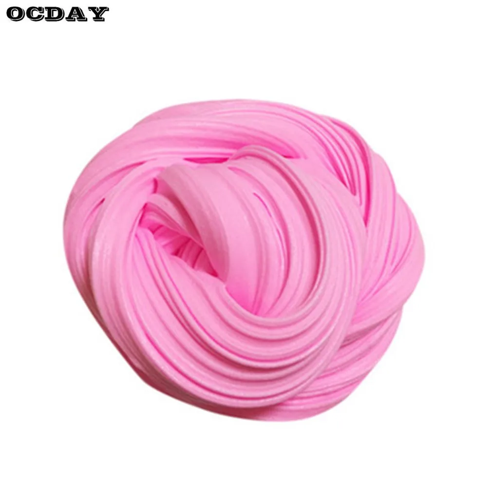 Горячая 3D пушистая пена глина слизь DIY мягкий хлопок эластичный мяч Комплект без Borax ремесло грязи Игрушка снятие стресса слизь свет Моделирование глины