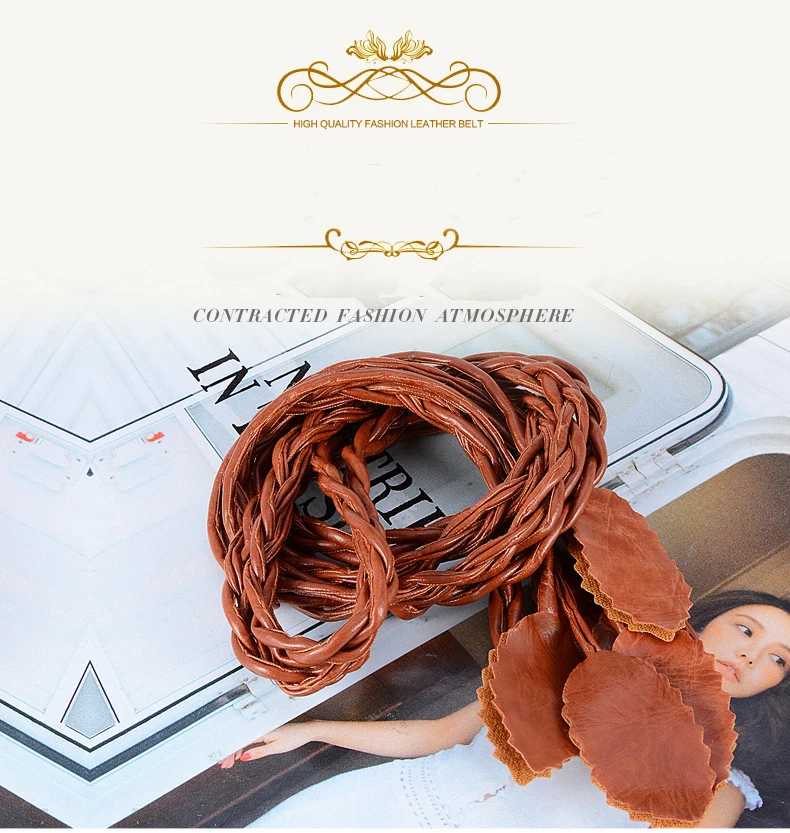 

Hot Sale Hand-Woven Waist Chain Ladies Decoration Simple And Versatile Belt Dress Gown Waist Rope Tassel Width Style