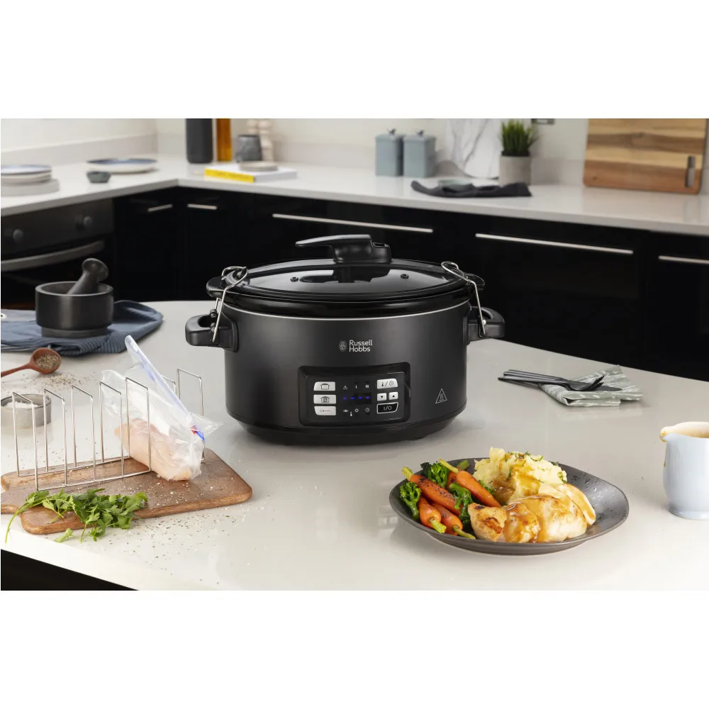 Afgang til straf Præsident Slow Cookers Russell Hobbs 25630-56 Home Appliances Kitchen Cooking  Appliance Slow cooker with su view function and built-in thermal probe  black stew Aluminium Alloy Ceramic _ - AliExpress Mobile