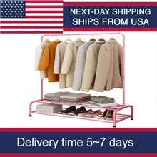 BOFENG Metal Coat Rack Clothing Hangers Multifunction Clothes 165CM Shoe Move Freely Find Store Living Room European Furniture