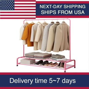 

BOFENG Metal Coat Rack Clothing Hangers Multifunction Clothes 165CM Shoe Move Freely Find Store Living Room European Furniture