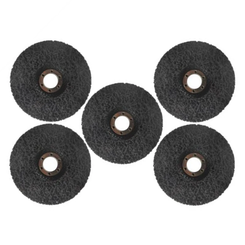 

5 Pieces 115mm Clean Cleaning Strip Disc Rust Paint Welding Spatter Removal Angle Grinder Abrasive Tools