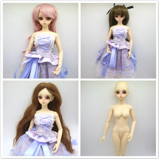 Кукла 1/4 40 см BJD (женщина) с макияжем кукла для продажи парик одежда|Куклы| |
