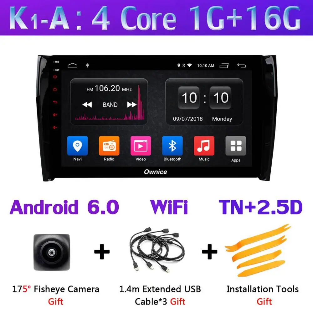 360 ° панорамный 4* камера 4G LTE Android 9,0 4+ 64G Автомобильный плеер для Skoda Kodiaq gps Радио DSP CarPlay - Цвет: K1-A