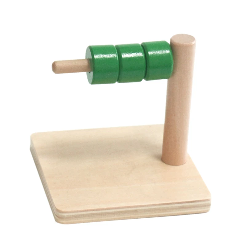 

Children Toys Balanced Collar Baby Wooden Cylindrical Ring Preschool Training Toys Intellectual Development Teaching Aids