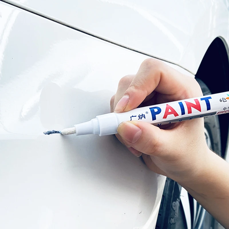 Car Scratch Remover Pen Car Paint Pen Car Scratch Repair Pen Auto Touch Up Paint Pen Fill Remover Vehicle Tyre Paint Marker Clear Kit for Car Styling Scratch Fix Care