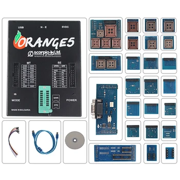 

Orange 5 PLus Full Adapters Programmer Diagnostic tool andSoftware Device +Enhanced Function ECU programmer Diagnostic Tools
