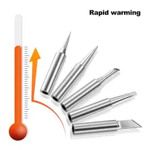 

5pcs New Lead Free Tips Replacement For Soldering Repair Station and soldering iron kit 2020NEW