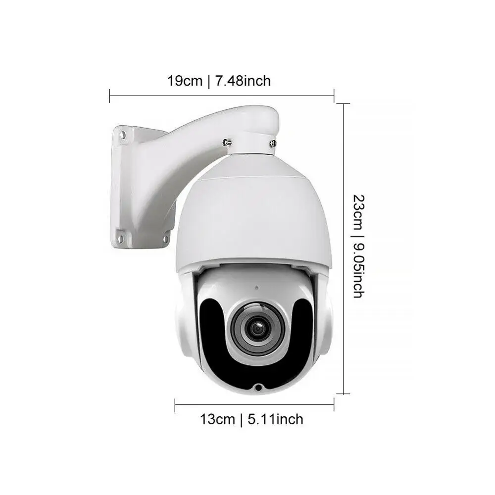1080P 4MP 5MP POE PTZ IP камера наружная 30X ZOOM водонепроницаемая Мини скоростная купольная