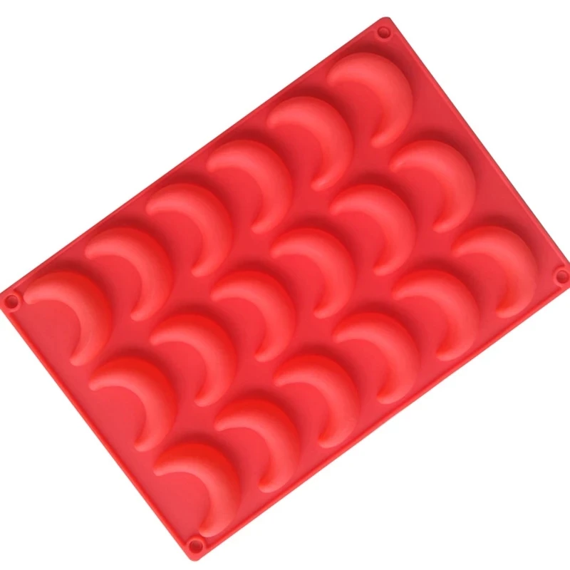 Stampo In Silicone A Forma Di Luna Con Faccia: Per Fondente, Cioccolato, Biscotti E Argilla, 5,5 Cm