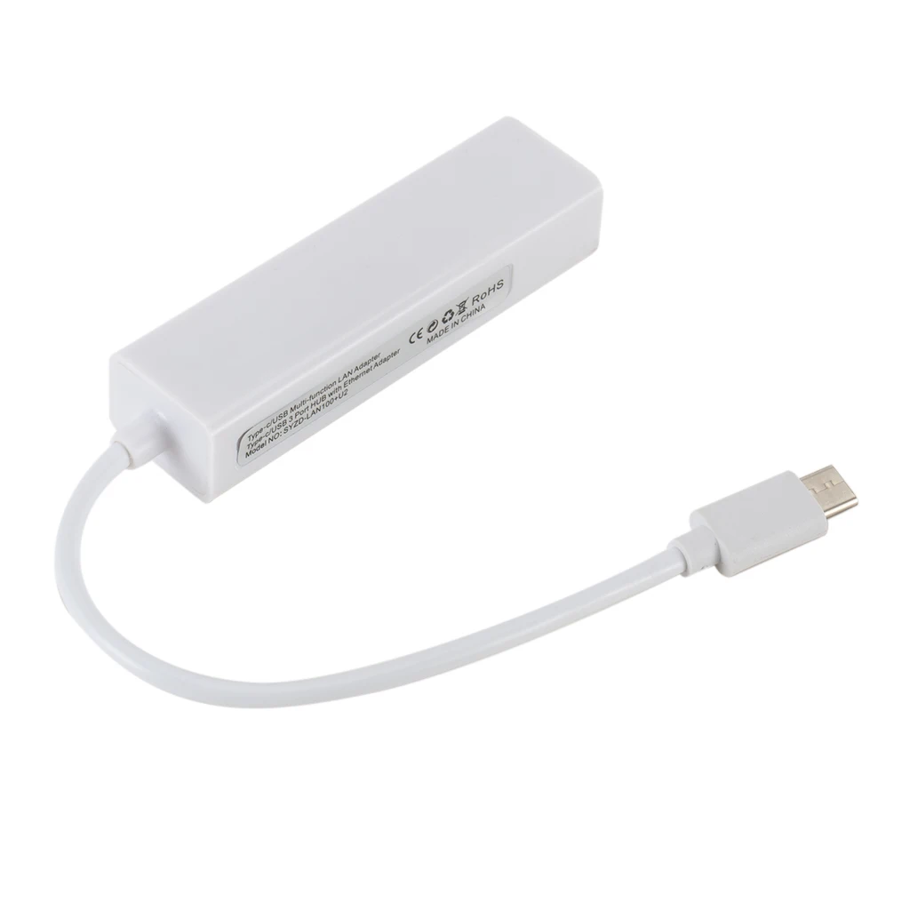 USB-C-концентратор USB 2,0 type C к RJ45 сетевой кабель порт к type-C адаптер для RJ45 Ethernet HDMI концентратор данных/PD зарядки