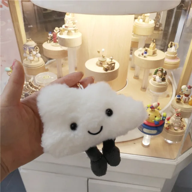 Baby Toys Soft Appease Star Moon Cloud Calm Plush Pendant Doll Stuffed Keychain Cute Bed Decoration Backpack Bags Pendant Gifts 5