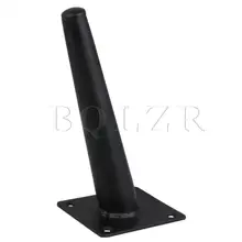 BQLZR Нержавеющая сталь Черный 17 см косая мебель ноги для стола