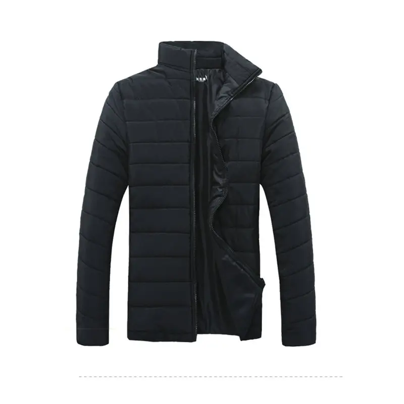 Утепленная Мужская парка, зимняя куртка, мужские пальто, мужская верхняя одежда с меховым воротником, повседневное длинное хлопковое стеганое Мужское пальто с капюшоном в стиле милитари - Цвет: FK108 Black