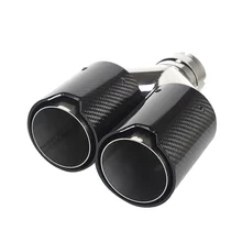 

Dual Pipe Carbon Fiber Exhaust Tail Tip For BMW M Performance Sport Power