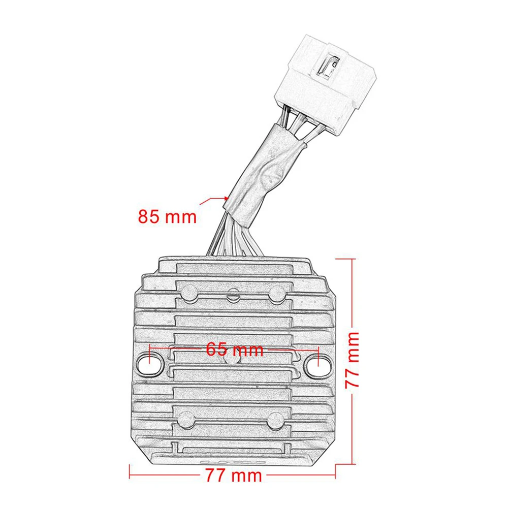 Мотоцикл Напряжение регулятор напряжения выпрямителя Для Kawasaki 21066-1083 ZZR600 ZX600D2-4 1991-1993 ниндзя ZX-6 ZX600 1991-1992