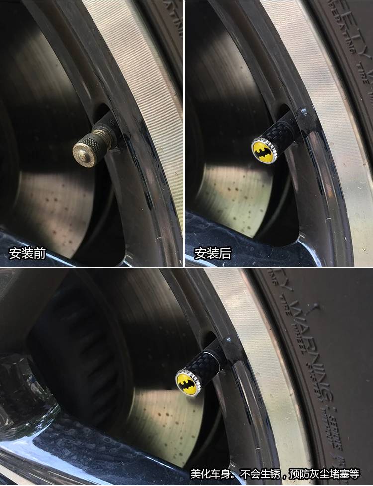 Карбоновые колпачки для колес, колпачки для клапанов, чехол для Volkswagen Golf, Volvo, Nissan, Mitsubishi, Toyota, Jeep, Benz, W210, W211, для стайлинга автомобилей