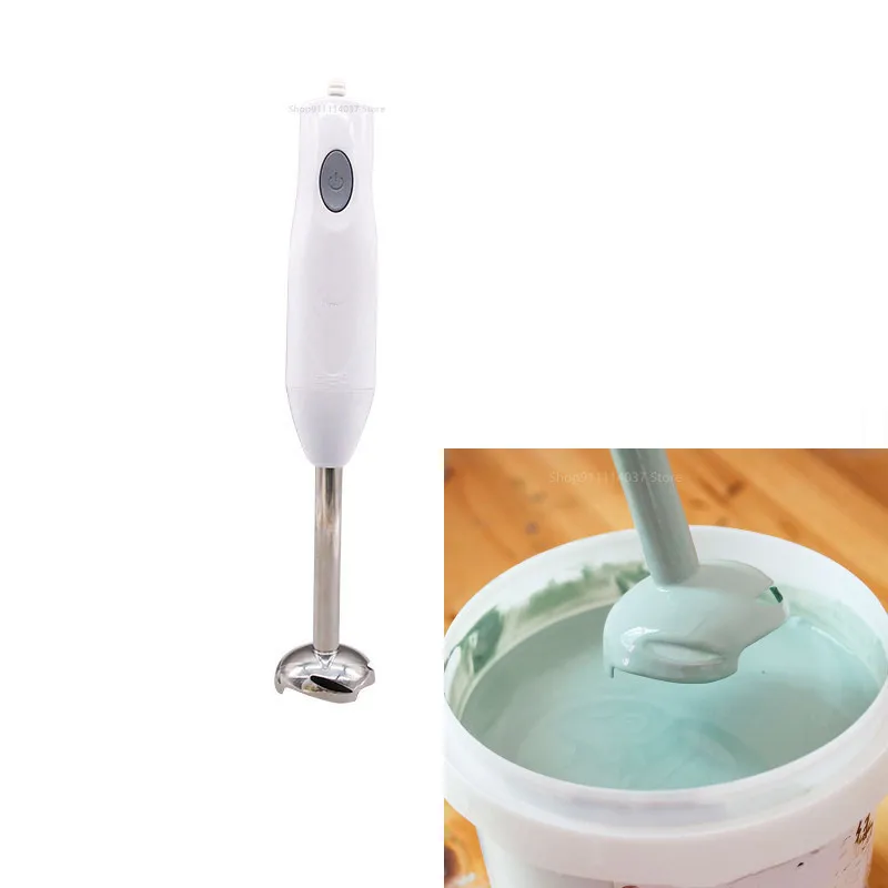 Pottery Art Electric Handheld Glaze Mixer Stainless Steel Stirrer Diy