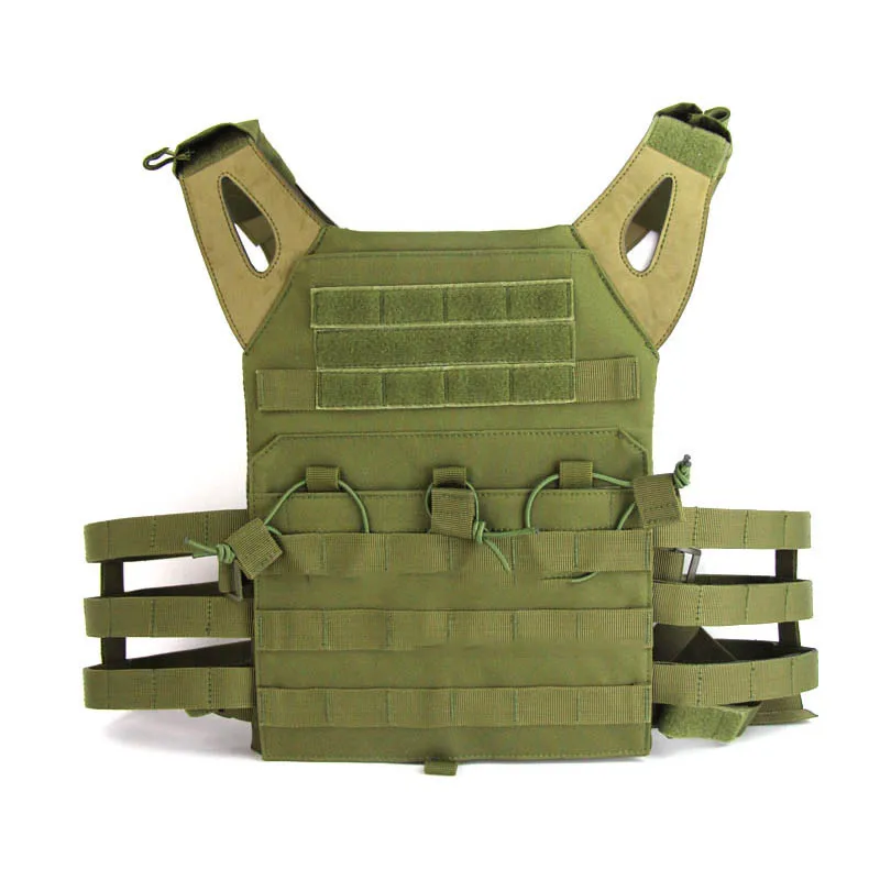 Охотничий Тактический бронежилет с JPC пластиной Molle Carrier Vest Mag Chest Rig Magazine Airsoft Пейнтбол CS защитный легкий жилет - Цвет: green