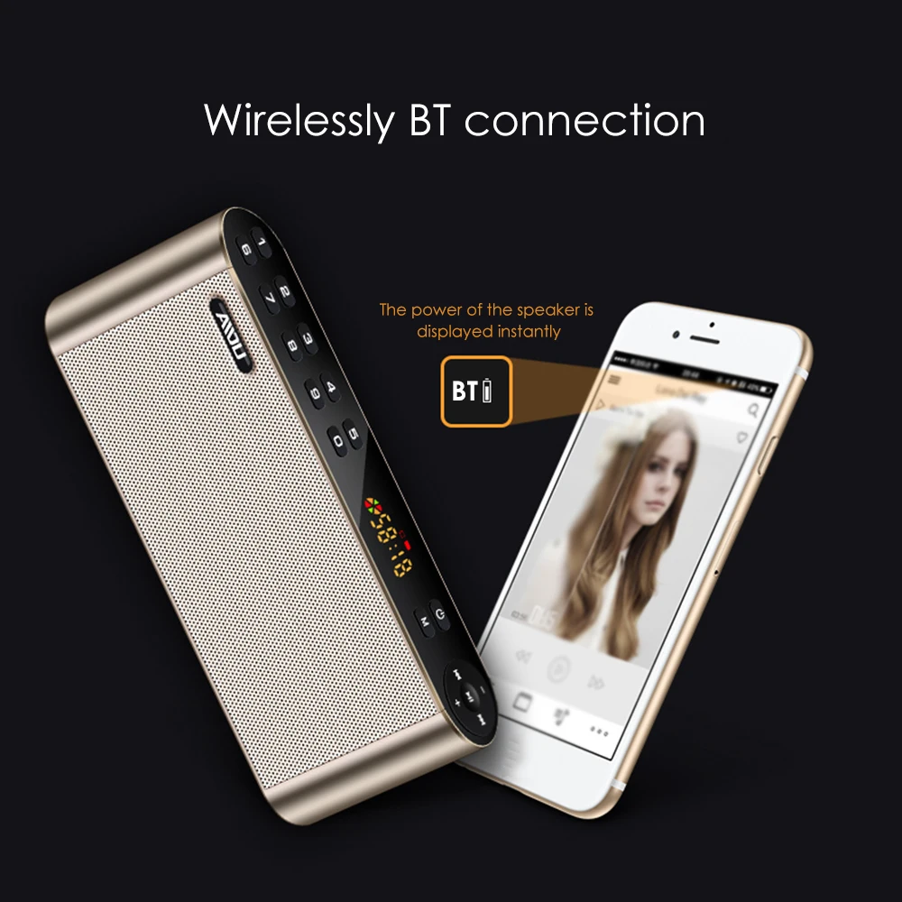 Q8 Портативный динамик беспроводной BT аудио динамик USB HiFi громкий динамик коробка
