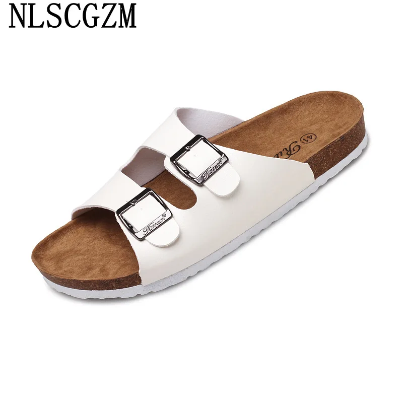 

Footwear Slippers Men Double Monk Strap Massage Slippers for Men Casual Summer Slippers for Man 2024 Unisex Slides Shoes Men