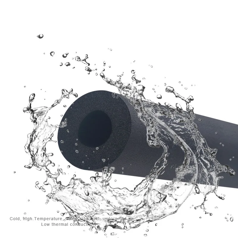 1,8 м губчатая резиновая труба Черный Водонепроницаемый держатель трубопровода теплоизоляция трубчатый защитный рукав установка для кондиционирования воздуха