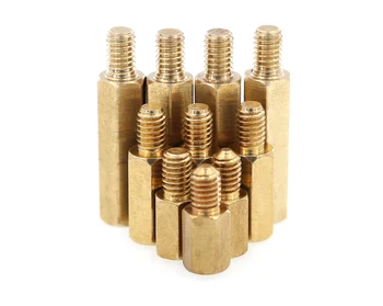 

10pcs M3 Hex Brass Spacing Screws Threaded Pillar PCB Computer PC Motherboard Standoff Spacer