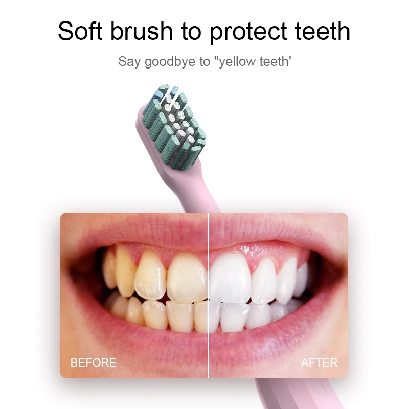Electric Toothbrush Rechargeable 40000time/min Ultrasonic Washable Electronic Whitening Waterproof Adult Teeth Brush For Family Electric Toothbrush Rechargeable 40000time/min Ultrasonic Washable Electronic Whitening Waterproof Adult Teeth Brush For Family
