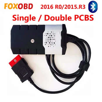 

New VCI Adapter 2016.R0 2016R0 / 2015R3 OBD2 Cars Trucks diagnostic Tool Code Reader 2016.00 2015.R3 keygen Bluetooth