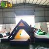Hot Sea/Lake Inflatable Floating Water Trampoline Park Triangle Water Slide For Adults And Children Climbing Slide Water Park 3