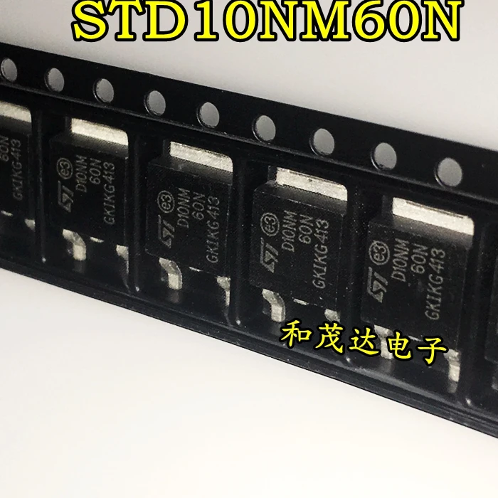 5 шт./STD10NM60N 10NM60N 600V 10A-252 TO252