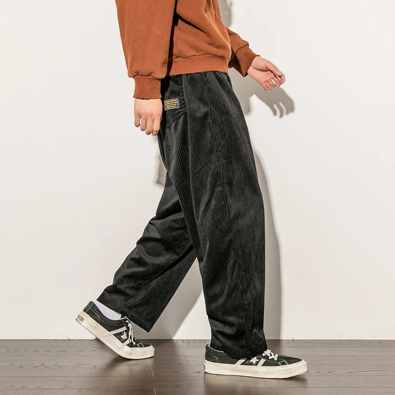 Однотонные бриллиантовые свободные винтажные брюки уличная одежда повседневные