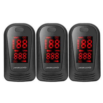 

3PCS Blood Pressure Oximeter Finger Pulse Oximeter Finger Clip Oximetry SpO2 Heart Rate Fingertip Pulse Monitor without Battery