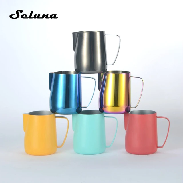 Stainless Steel Milk Frothing Pitcher Jug  Barista Coffee Frothing Pitcher  - Milk - Aliexpress