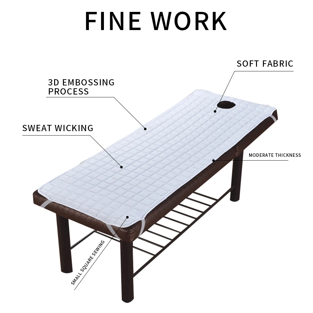 Косметический стол для массажного салона, простыня, уютное спа-покрытие, матрас с отверстием для дыхания 185x70/180x60 см