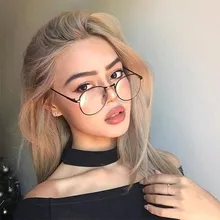 Классическая оправа для очков Женская Ретро винтажная овальная оправа для очков Прозрачная Оптическая Женская оправа очки с прозрачными защитными стеклами очки