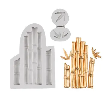 

3D Bamboo Silicone Mold Cake Decorating Tools Silicone Mold Chocolate Molds DIY fondant Baking tools for Cakes