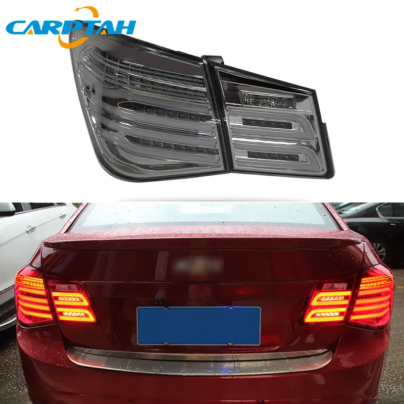 Автомобильный Стайлинг задний фонарь задние фонари для Chevrolet Cruze 2009-2012 задний фонарь DRL+ указатель поворота+ обратный+ тормозной светодиодный фонарь