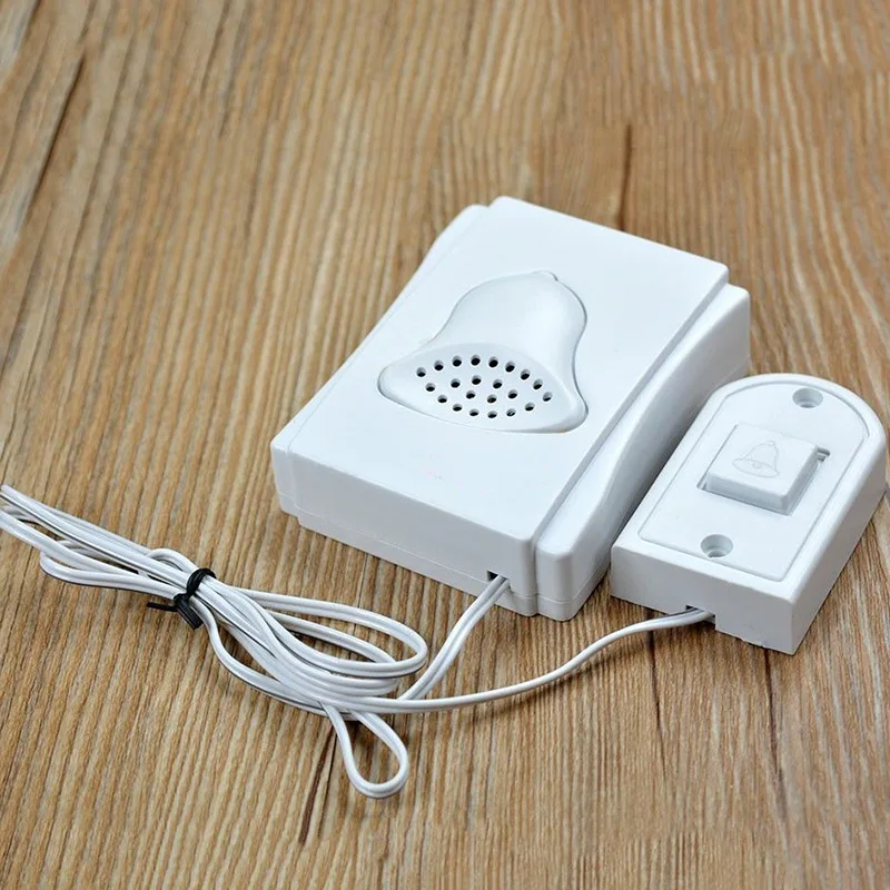 

Control Fire Proof Wire Electronic Door Bell Chime For Home Office Accessories Modern Wired Doorbell Doorbells