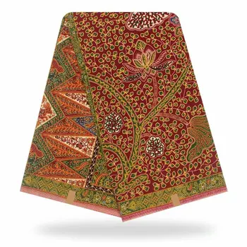 

African Fabric Ankara Fashionable Real Wax African Wax Veritable For Party Pagne Africain hot Wax Veritable 6yards/lot