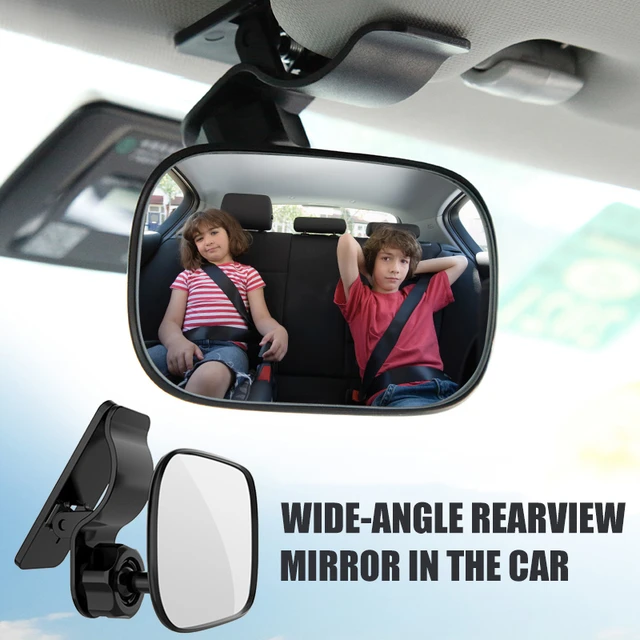 Miroir Voiture Pour Bébé, Rétroviseur De Voiture Orienté Vers L'Arrière  Avec Vue