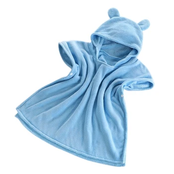 

Baby Hooded Bath Towel Microfiber Super Absorbent Thickening Baby Bathrobe Boys and Girls Super Soft Bath Towel Cape